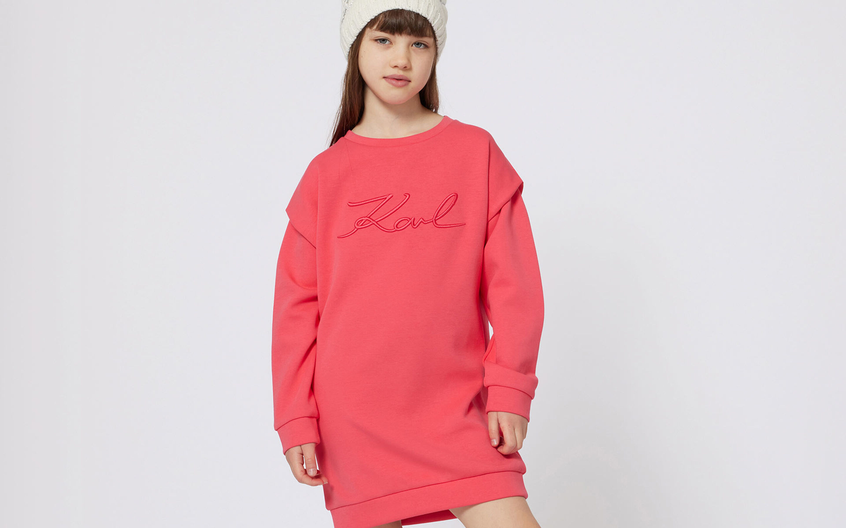 dresses KARL LAGERFELD KIDS brand on kids around